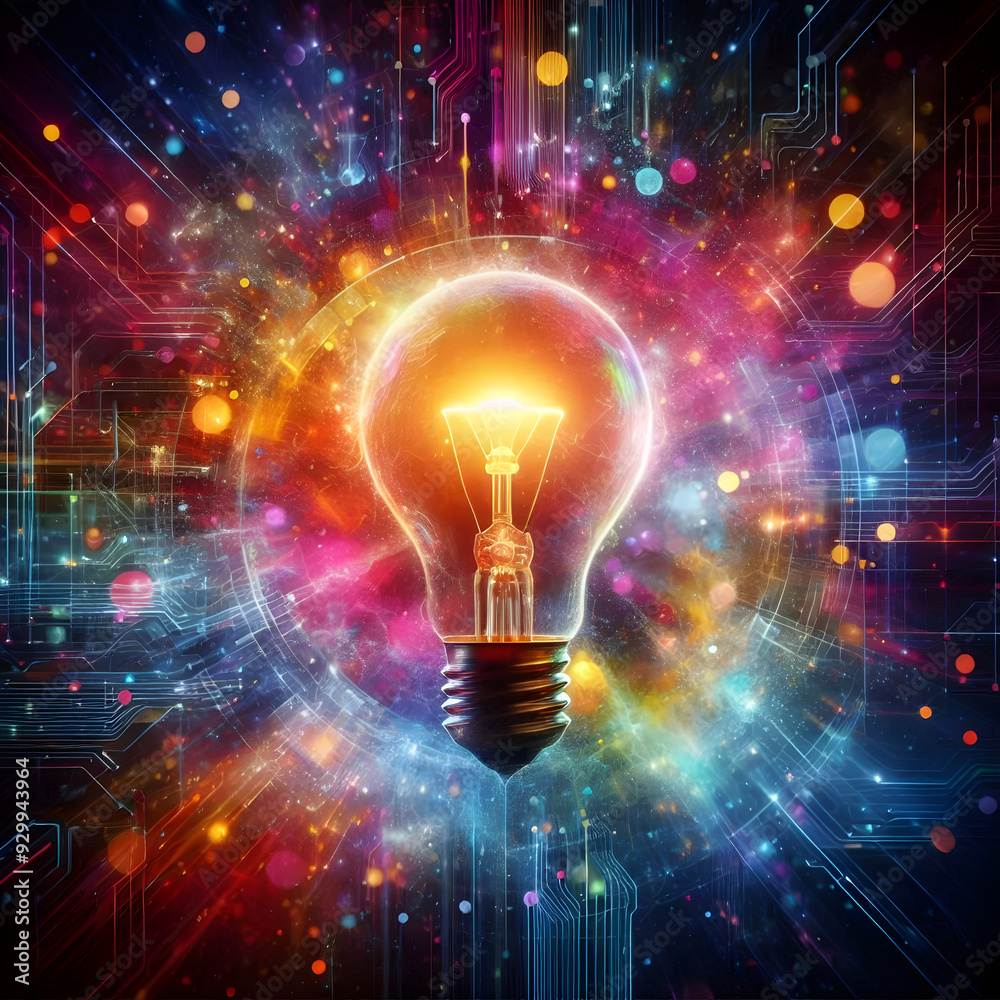 A conceptual image showcasing a light bulb as a metaphor for an innovative breakthrough and smart idea, symbolizing genius marketing strategy planning and creative thinking in business A conceptual image showcasing a light bulb as a metaphor for an innovative breakthrough and smart idea, symbolizing genius marketing strategy planning and creative thinking in business