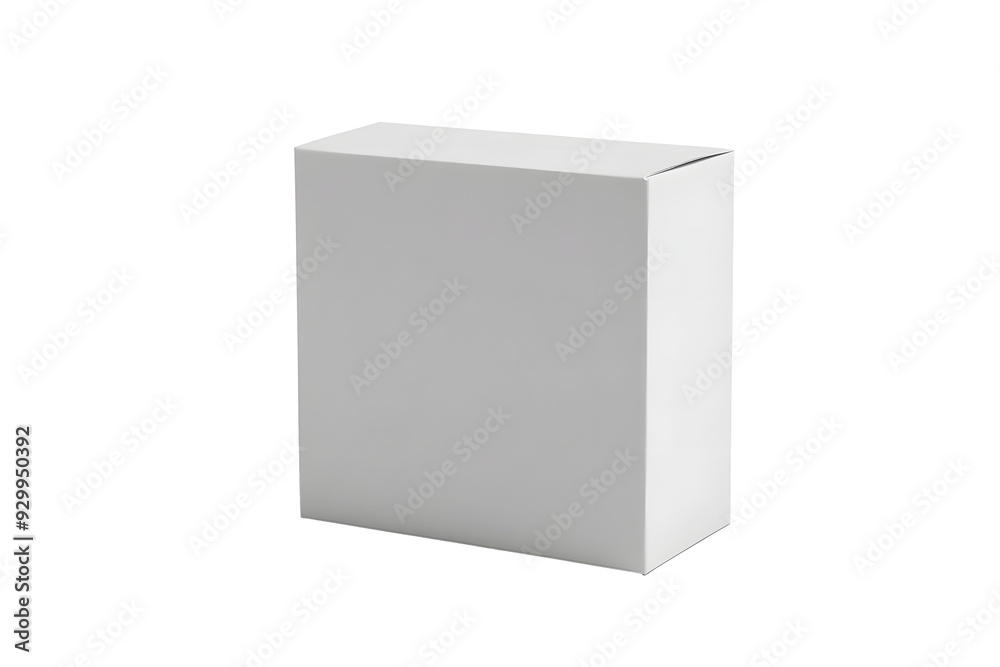 White slim cardboard box template for chocolate, crayons, pencils. Mock up template on isolated white background, illustration White slim cardboard box template for chocolate, crayons, pencils. Mock up template on isolated white background, illustration