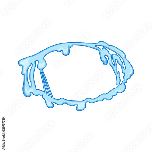 flavor bubble gum cartoon. chew sweet, candy pink, sugar fun flavor bubble gum sign. isolated symbol vector illustration