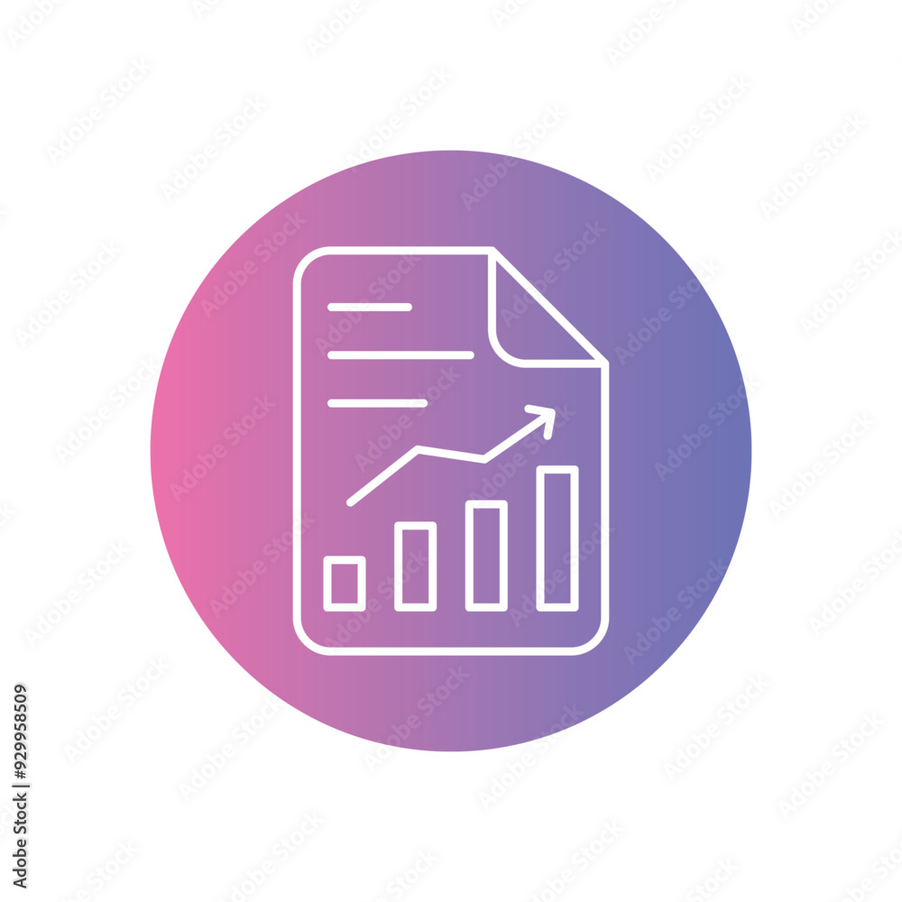 Data Metrics icon vector stock illustration Data Metrics icon vector stock illustration