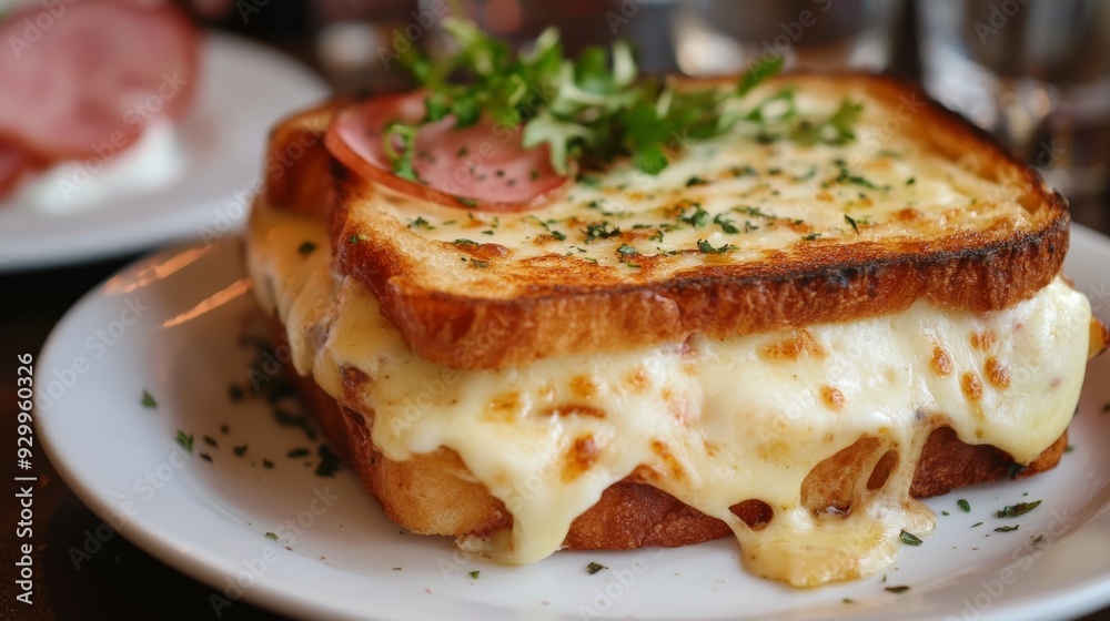 Ham and cheese toastie
