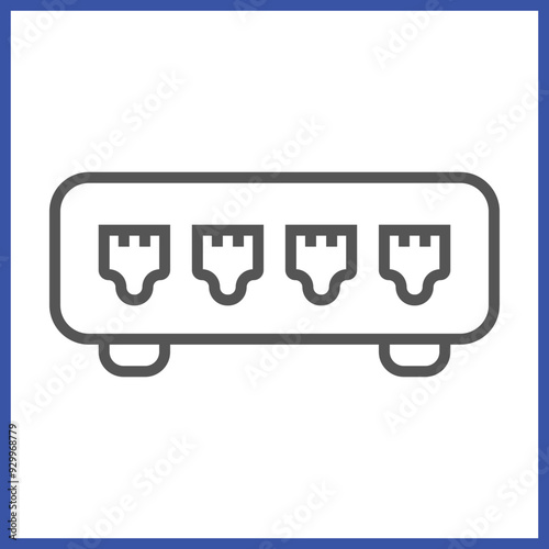 Network Switch icon Design