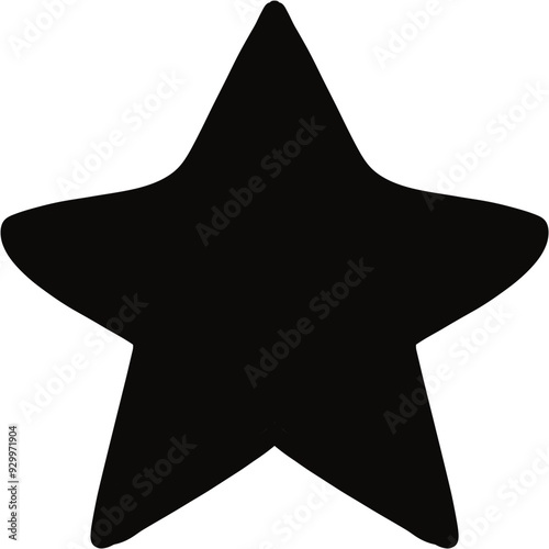 black star clipart