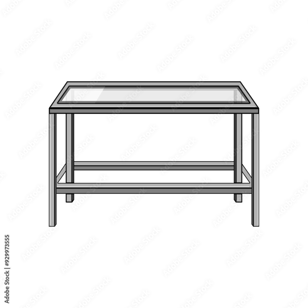 contemporary glass table cartoon. minimalist transparent, durable versatile, chic sophisticated contemporary glass table sign. isolated symbol vector illustration contemporary glass table cartoon. minimalist transparent, durable versatile, chic sophisticated contemporary glass table sign. isolated symbol vector illustration