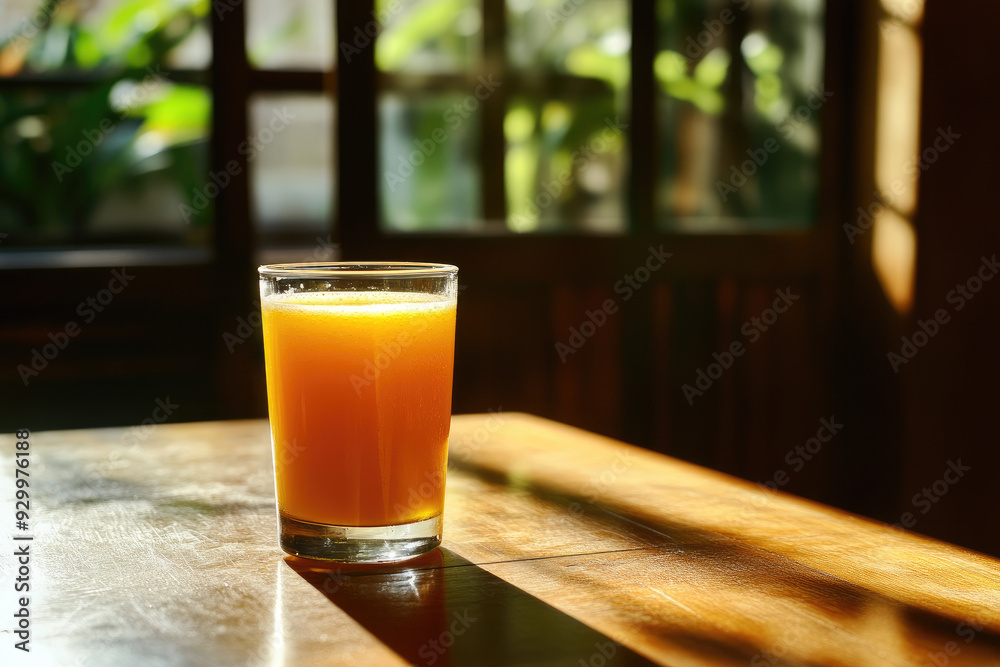 Freshly Squeezed Orange Juice, Vibrant and Zesty Freshly Squeezed Orange Juice, Vibrant and Zesty