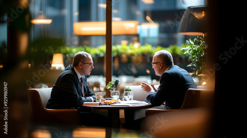 Economic policymakers in a dimly lit room discussing