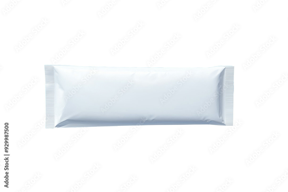 White Empty Package for Wet Wipes Isolated on Transparent Background White Empty Package for Wet Wipes Isolated on Transparent Background