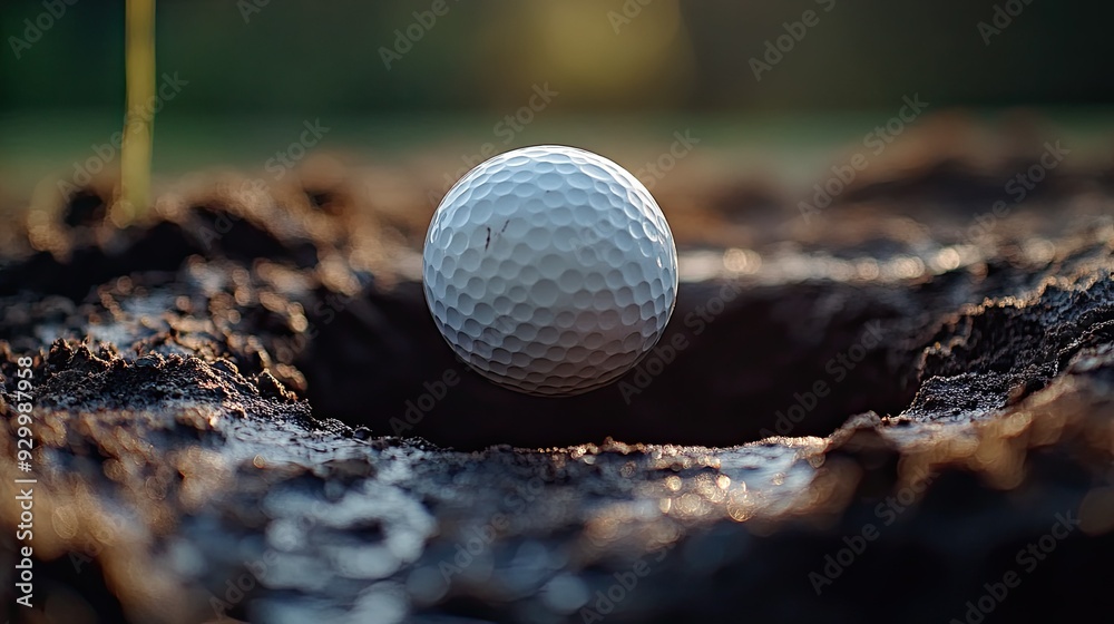 A golf ball teeters on the edge of a hole, frozen in a moment of suspense, highlighting the tension and excitement of the game. A golf ball teeters on the edge of a hole, frozen in a moment of suspense, highlighting the tension and excitement of the game.