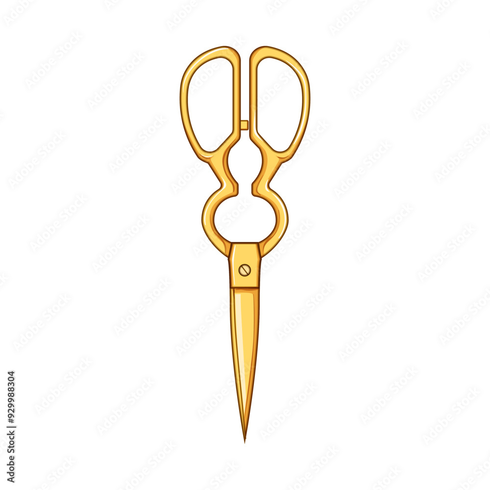 snip gold scissor cartoon. handle edge, durable stylish, luxury accessory snip gold scissor sign. isolated symbol vector illustration snip gold scissor cartoon. handle edge, durable stylish, luxury accessory snip gold scissor sign. isolated symbol vector illustration