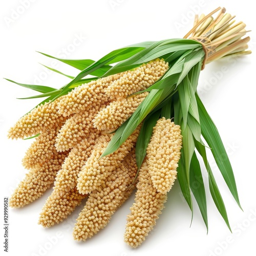 A handful of millet.