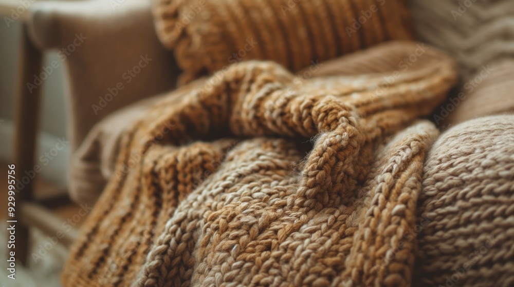 Cozy Knitted Blanket Textures Cozy Knitted Blanket Textures