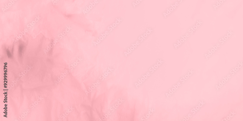 Fototapeta premium Light Round Tie Dye. Beige Wet Ink On Paper. Rose