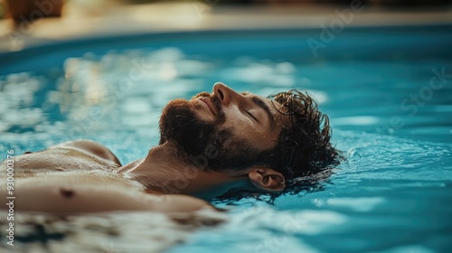 Serene Poolside Relaxation photo