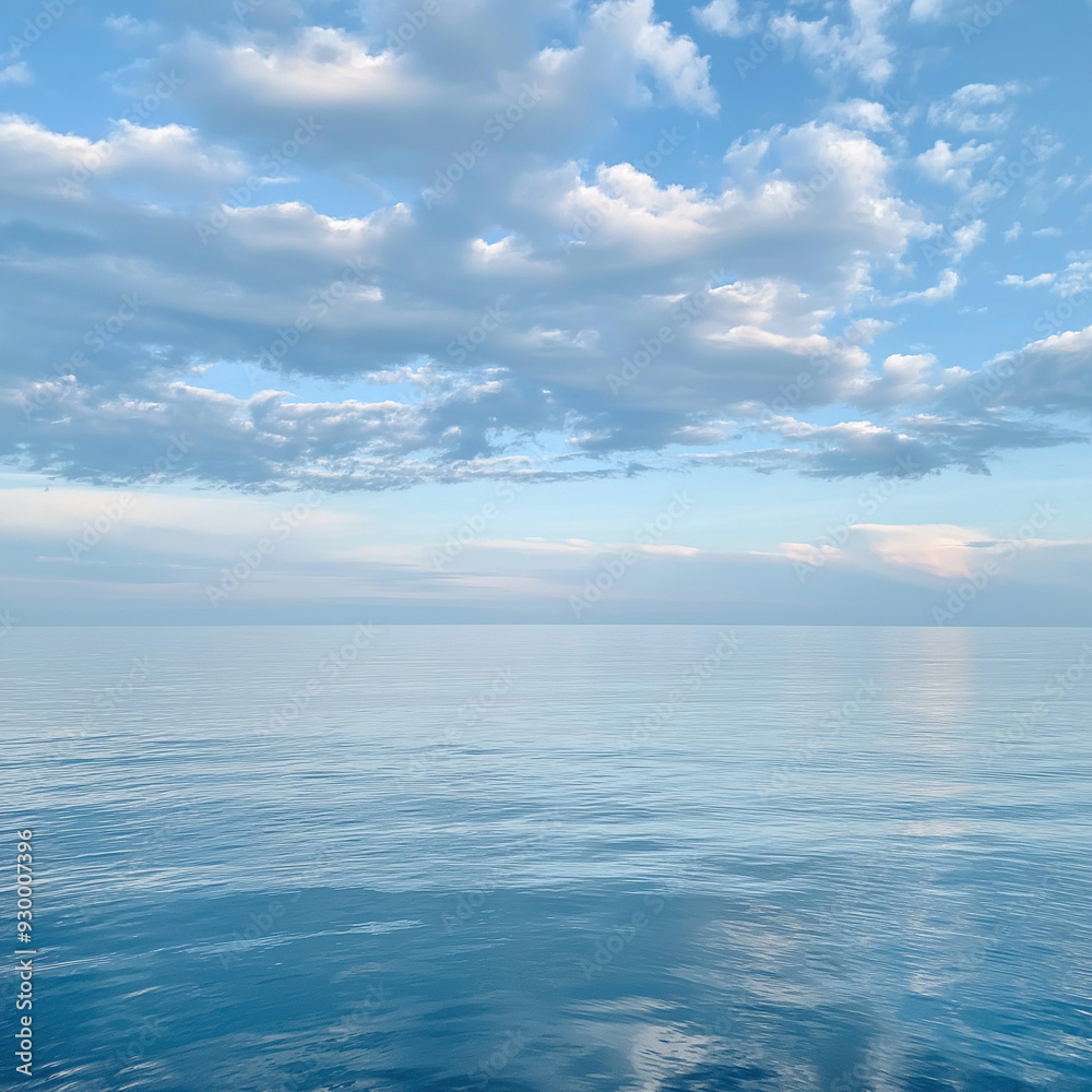 Calm weather on sea or ocean with clouds Calm weather on sea or ocean with clouds