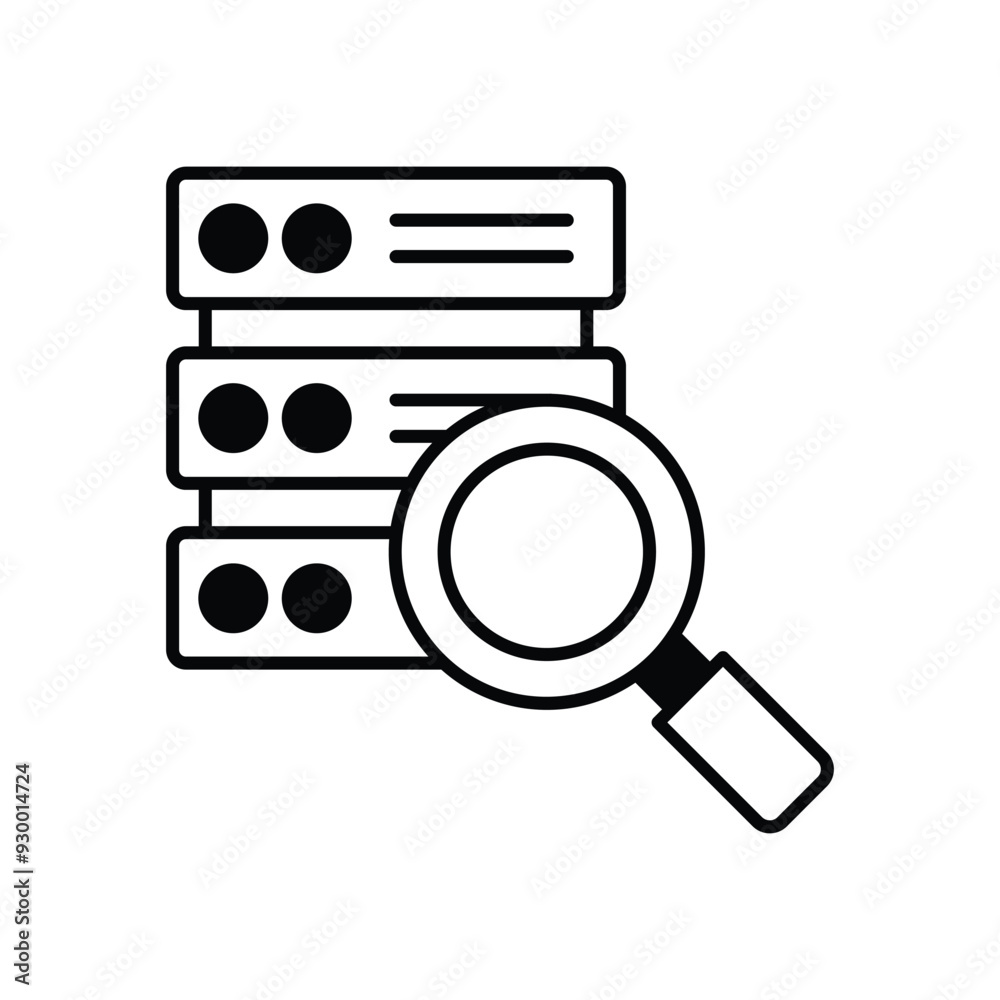 Data Tracking icon vector stock illustration Data Tracking icon vector stock illustration