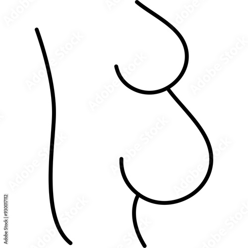 Woman Pregnant Icon