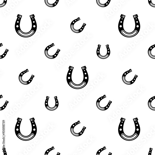 Horseshoe Seamless Pattern M_2408001