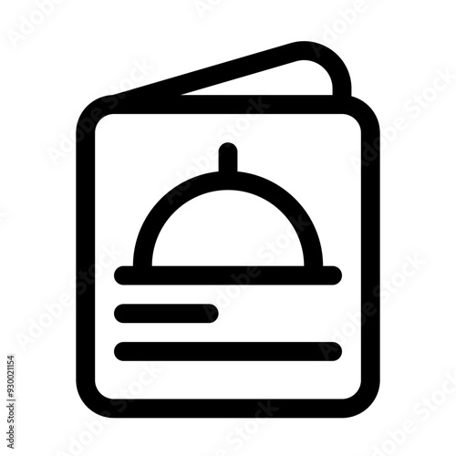 Menu Icon in Flat Style Suitable for Web, Apps, Presentation, or Printable Meanings