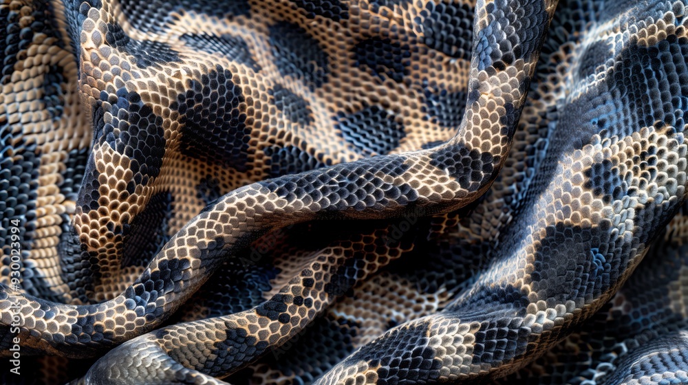 Close-up of snake's scales intricate detail animal skin texture background Close-up of snake's scales intricate detail animal skin texture background