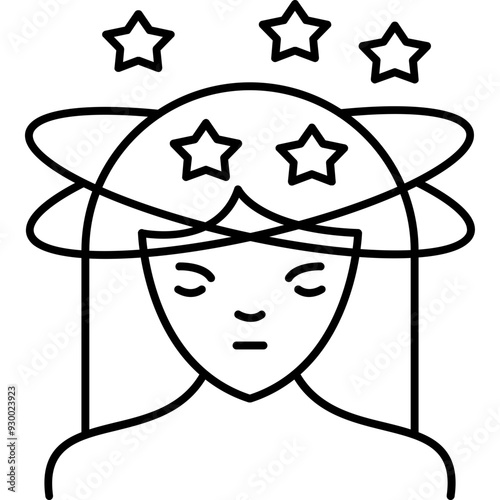Dizziness Icon