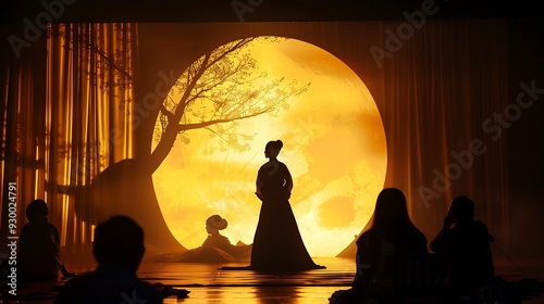 Magical Shadow Puppetry Performance: The Tale of Chang'e at Moon Festival photo