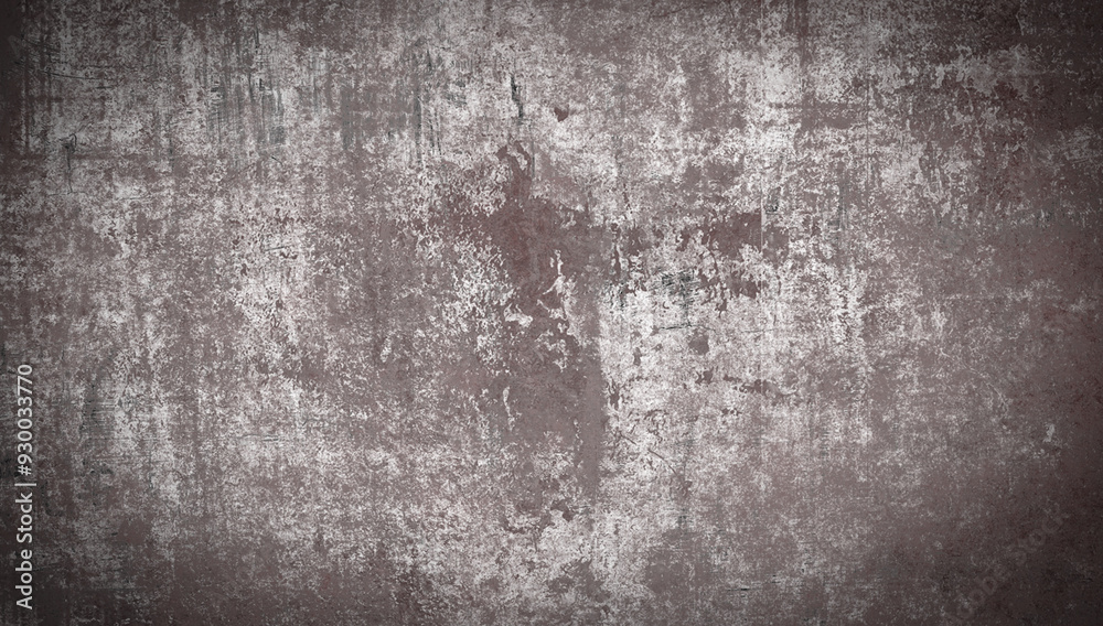 Obraz premium Black and white scratched grunge isolated on background, old film effect. Distressed retro paper abstract stock illustration cracked texture overlays for space or text.
