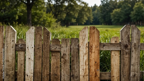 old wooden fence