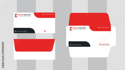 Modern Corporate Envelope Print ready Design.