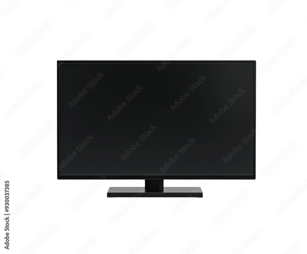 Modern flat-screen TV isolated on white background. PNG transparent. Modern flat-screen TV isolated on white background. PNG transparent.