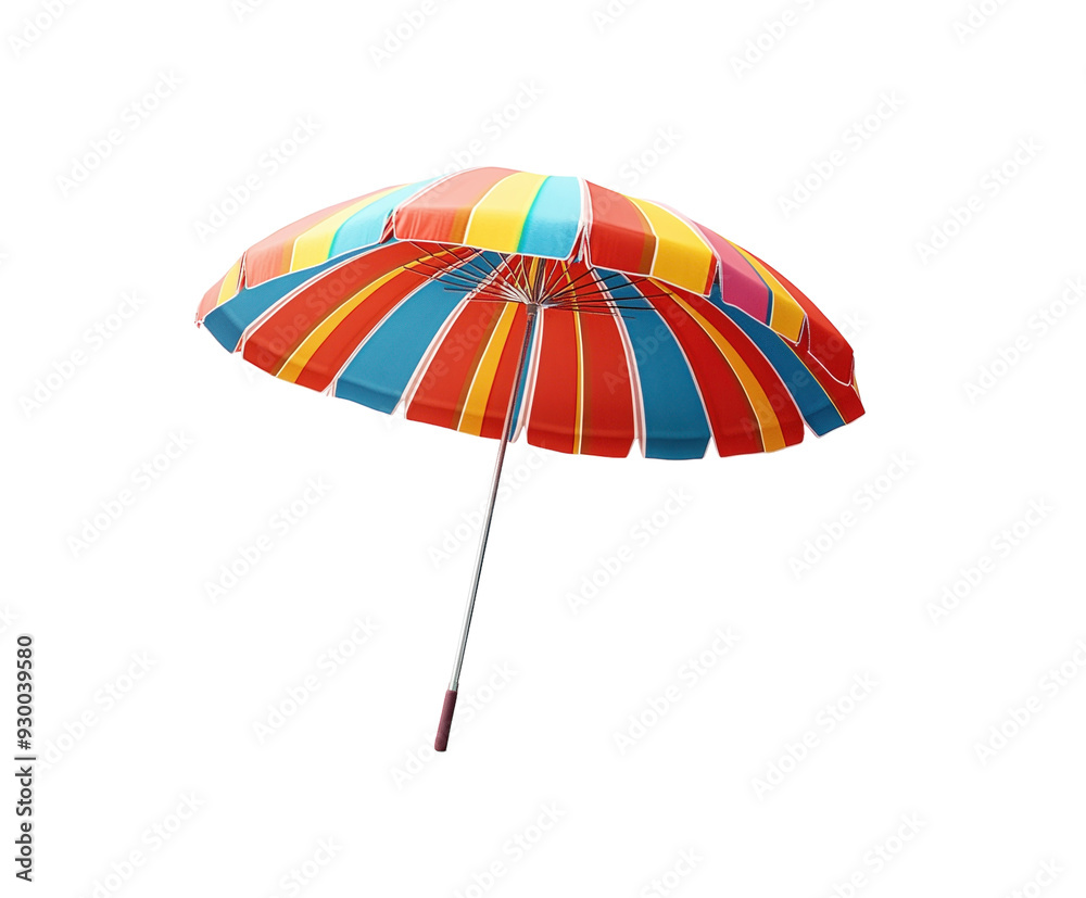 Colorful beach umbrella isolated on white background. PNG transparent. Colorful beach umbrella isolated on white background. PNG transparent.