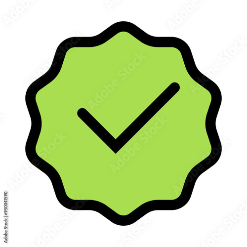 Guarantee Icon in Flat Style Suitable for Web, Apps, Presentation, or Printable Meanings