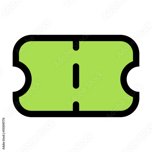 Coupon Icon in Flat Style Suitable for Web, Apps, Presentation, or Printable Meanings