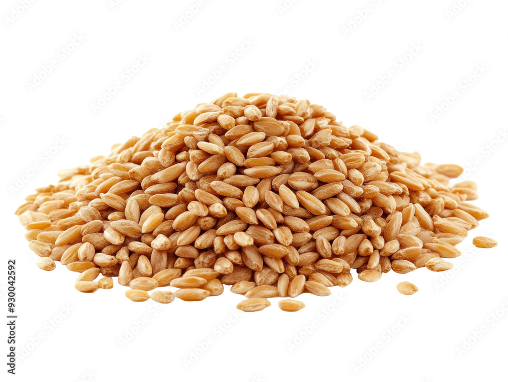 Pile of wheat grains isolated on white background. PNG transparent. Pile of wheat grains isolated on white background. PNG transparent.