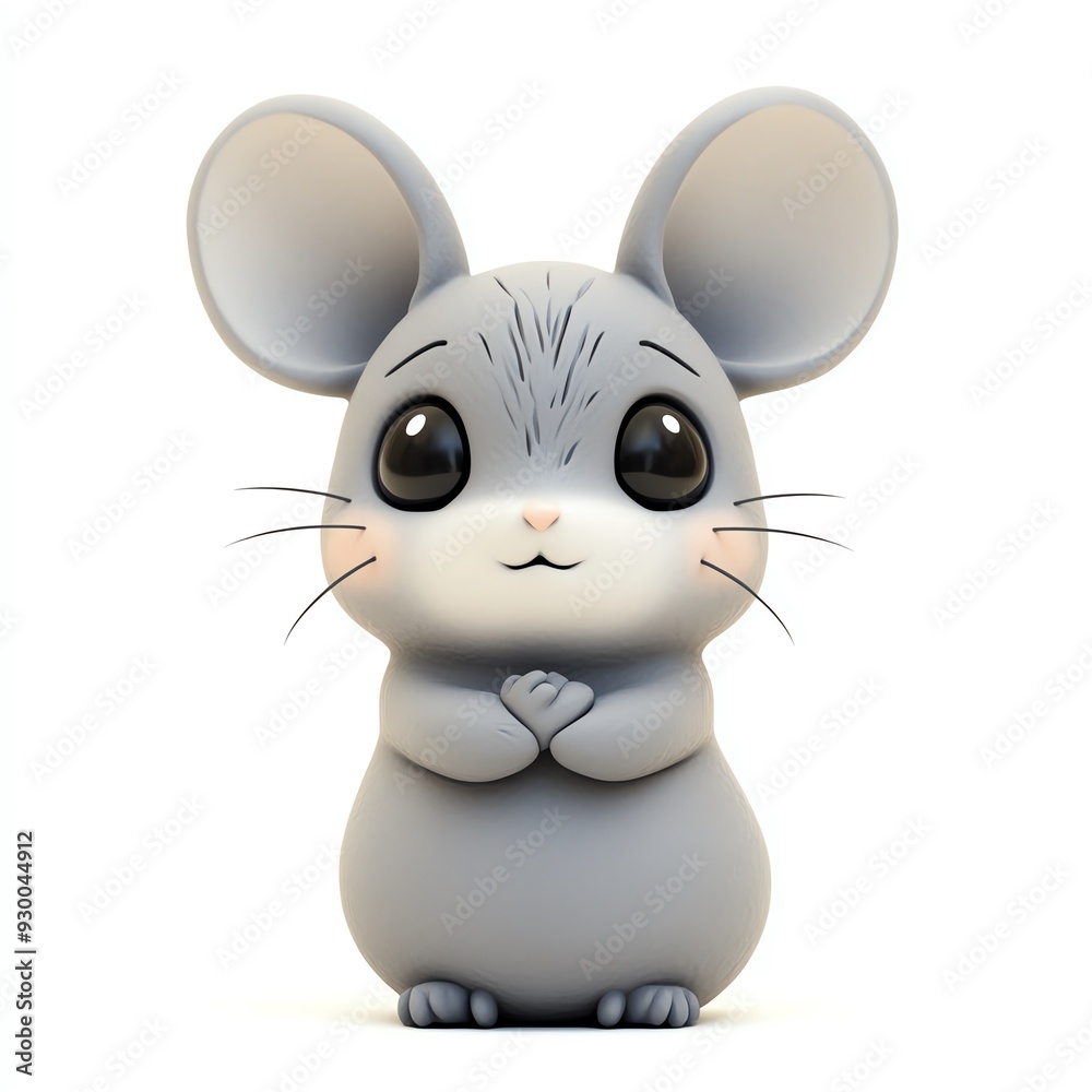 Cute cartoon mouse character with big eyes, perfect for children's themes and playful designs. Cute cartoon mouse character with big eyes, perfect for children's themes and playful designs.