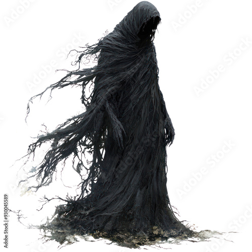 banshee clip art isolated on white background