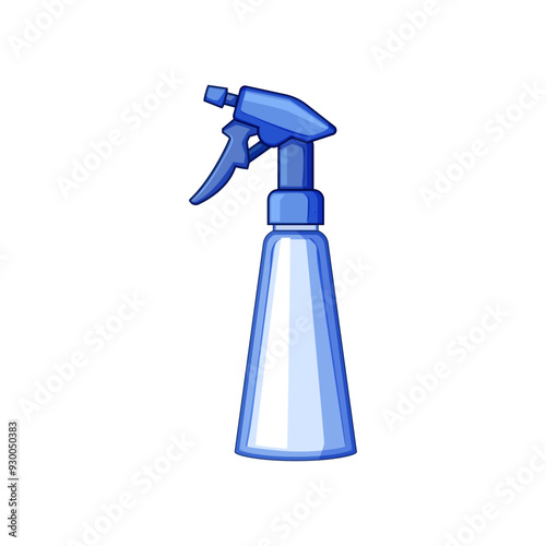plastic spray bottle cartoon. glass cleaning, gardening cosmetic, hair sanitizer plastic spray bottle sign. isolated symbol vector illustration