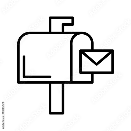 Mailbox Vector Icon