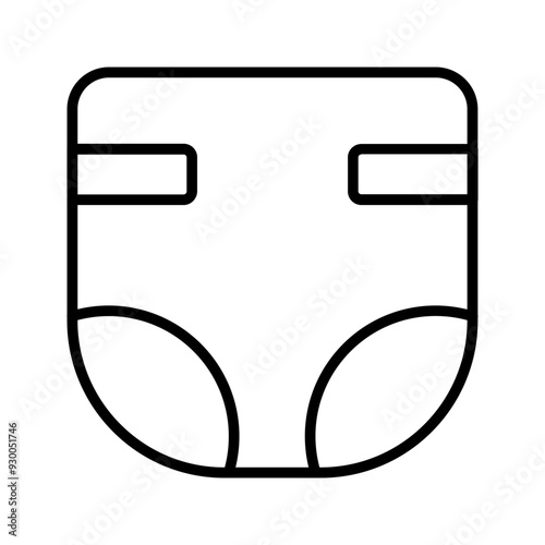 Diaper Changing Vector Icon
