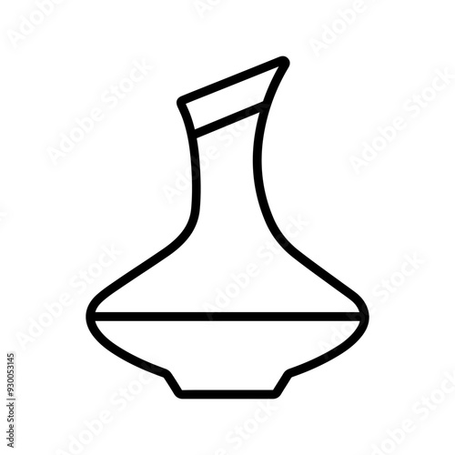 Wine Decanter Vector Icon