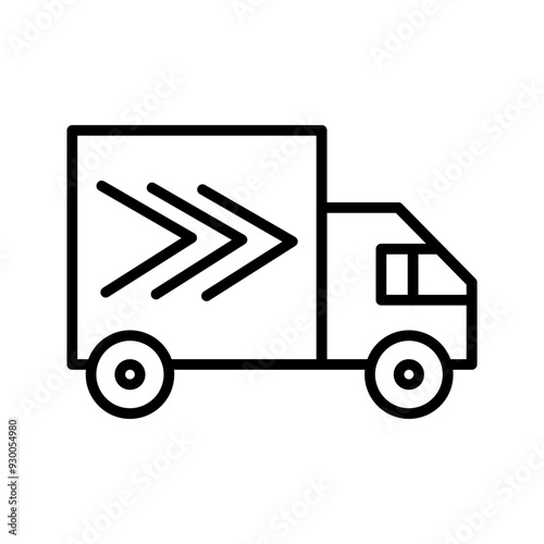 Delivery Truck Vector Icon