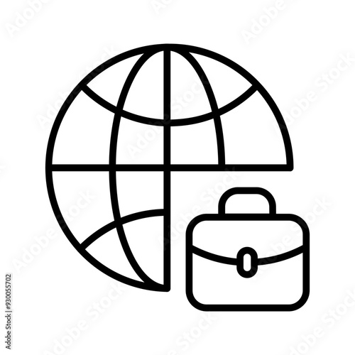 International Job Vector Icon
