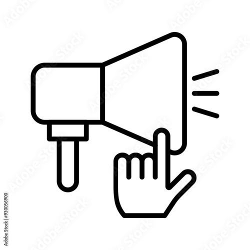 Call to Action Vector Icon
