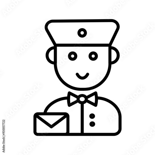 Mail Carrier Vector Icon