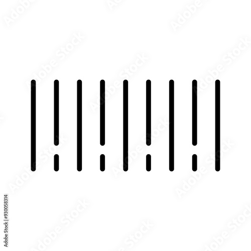 Barcode Vector Icon