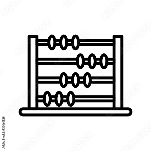 Abacus Vector Icon
