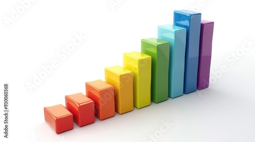 Colorful bar graph representing growth, data analysis, or performance metrics in a vibrant style, perfect for business presentations. Free Download Colorful bar graph representing growth, data analysis, or performance metrics in a vibrant style, perfect for business presentations. - GFXLoad