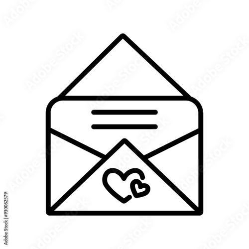 Love Letter Vector Icon