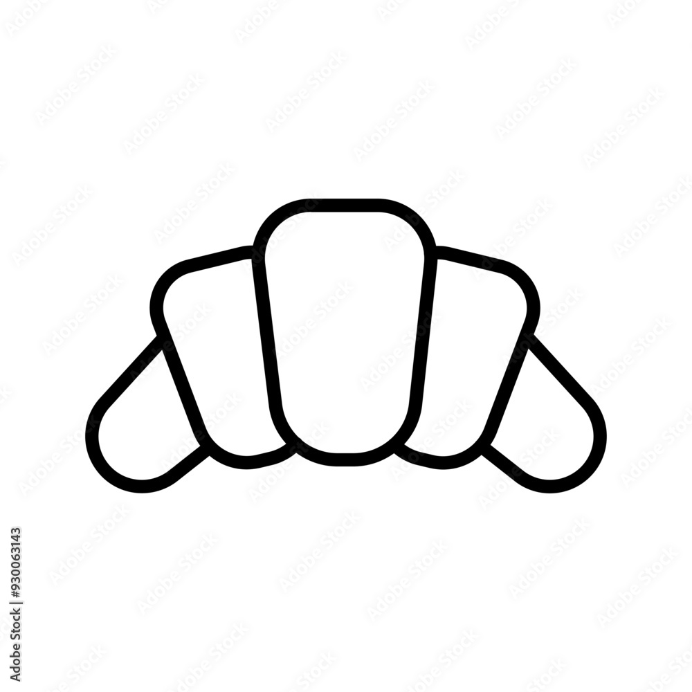 Croissant Vector Icon Croissant Vector Icon