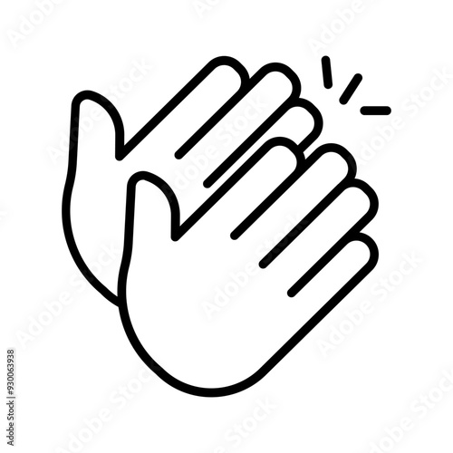 Clapping Hands Vector Icon
