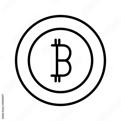 Bitcoin Vector Icon